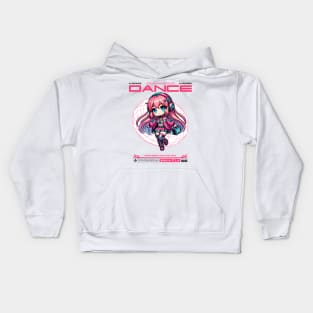 kawaii princess dance anime girls Kids Hoodie